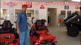 Gravely 991269 ZT HD 48 Kawasaki FR691V Zero Turn Lawn Mower [upl. by Dougy]