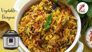 Quick Vegetable Biryani in 15 mins using Instant pot  Easy Instant pot Vegetarian recipes ASMR [upl. by Ahsienaj]