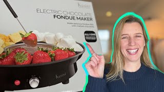 Indulge in the Fondue Experience with the Kusini Electric Fondue Pot [upl. by Anillehs]