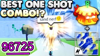 Sand Has The EASIEST BEST One Shot COMBO Blox Fruits [upl. by Fraser]