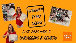 TEMU Haul 7th Order December 2023  Meet The New Kitty  Kitchen Stuff [upl. by Magdalen]