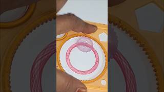 The spirograph art spirograph satisfying spiroart oddlysatisfying drawing shorts short viral [upl. by Eitnom537]