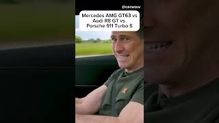 Mercedes AMG GT63 vs Audi R8 GT vs Porsche 911 Turbo s [upl. by Ninnahc279]