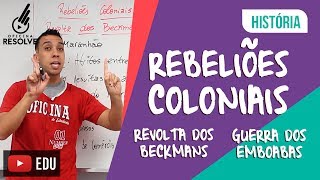 Rebeliões Coloniais 1 de 2 [upl. by Yenduhc]