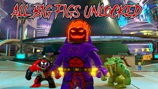 LEGO Marvel Super Heroes 2  All Big Figs Unlocked and Showcased [upl. by Tamqrah320]