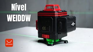 Nível Laser WEIDDW aliexpress 1216 linhas  Laser Level WEIDDw aliexpress 1216 lines [upl. by Naginnarb]