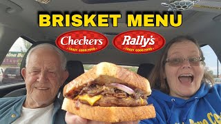 Rallys  Checkers Brisket Menu Review foodreview fastfood fastfoodreview review [upl. by Jopa]