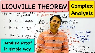 Liouville Theorem complex analysis proof [upl. by Halet819]