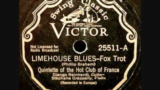 Django Reinhardt  Limehouse Blues  1936 May 4  Gramophone Paris [upl. by Nilats750]