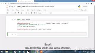 How to import Python modules in Jupyter Notebook [upl. by Hniv]