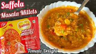 New Saffola Masala Millets  Saffola Masala Millets Tomato Delight Recipe amp Review [upl. by Fesoy]