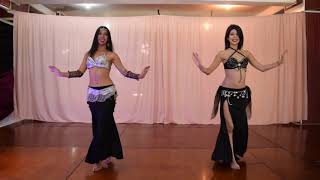 Adarabuka  Khader Ahmad  Danza arabe duo  Bellydance  Raksa Studio [upl. by Tsiuqram]