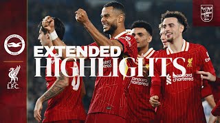 Extended Highlights FIVE Goals as Gakpo amp Diaz Secure QuarterFinals  Brighton 23 Liverpool [upl. by Thier]