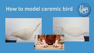 Live tutorial vogeltje maken van keramiek  making a bird out of ceramics door AtelierBertina [upl. by Jeffrey582]