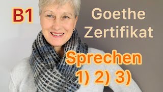 B1 Goethe Sprechen 123  Deutsch lernen [upl. by Isabella]