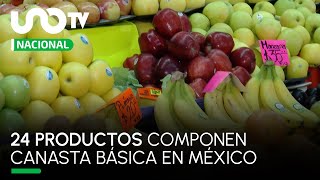 ¡Canasta básica ¿Qué productos son y en que estados hubo los más baratos [upl. by Ysset187]