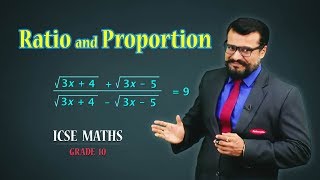 Class X  ICSE  Maths  Componendo Dividendo Simplified [upl. by Anyak]