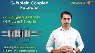 G Protein Coupled Receptor Part 1  GPCR  GProtein Signaling Pathways [upl. by Venezia]