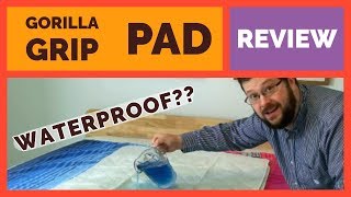 Bedwetting Mattress Pad by Gorilla Grip  Incontinence Product Waterproof Test [upl. by Leinto568]