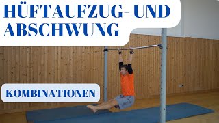 Hüftabschwung und Hüftaufzug Kombinationen  Reck [upl. by Anilac]