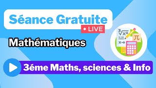 Séance Live  Maths  3éme [upl. by Stoddart]