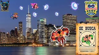 TERCER y ULTIMO DÍA de GO FEST 2024 en NYC BUSCANDO BUZZWOLE SHINY en POKEMON GO [upl. by Rothschild]