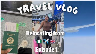 Relocation Vlog 1 From Nigeria 🇳🇬 to UK 🇬🇧 Flying Egyptair 🛫 ReUniting With My Husband [upl. by Marybella]