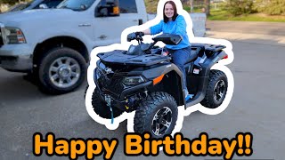 I Bought My Girlfriend a New Fourwheeler 2023 CFMoto CForce 600 [upl. by Bud]