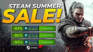 OLOKO Os MELHORES Jogos da Steam Summer Sale Vários Jogos AAA Por PREÇOS INÉDITOS [upl. by Ashien]