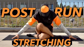 8 min Essential PostRun Stretching Routine  Optimize Your Recovery [upl. by Loralie]