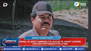 Grandes capos del Cartel de Sinaloa “Mayo” Zambada e hijo del Chapo detenidos en EE UU [upl. by Heise]