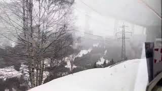 The glacier express train from Chur to Zermatt [upl. by Relyuhcs315]