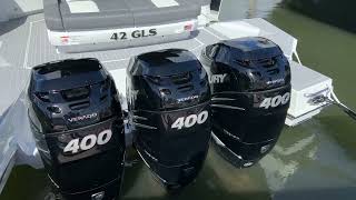 Cruisers Yachts 42 GLS OB at Palm Beach Boat Show [upl. by Valle]