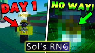 SOLS RNG DAY 1 NOOB TO PRO [upl. by Maureen]