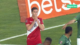 PERÚ vs BOLIVIA Así fue el DEBUT de Santiago Ormeño en Eliminatorias Qatar 2022 [upl. by Einna]