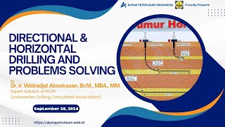 Online Training Directional amp Horizontal Drilling and Problems Solving by PT Alpha Petroleum [upl. by Lempres]