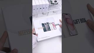 iPhone Gift Box Packing iphonegiveaway iphone16promax unboxingtech trending shorts unboxtime [upl. by Mayce]