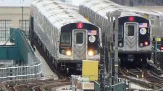 BMT Astoria Line R160B Siemens Q Train at 39thBeebe Ave31st St PM Rush Hour [upl. by Aubin]