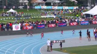 2014 AAU Jr Olympics Chaiel 200m QF [upl. by Markland]