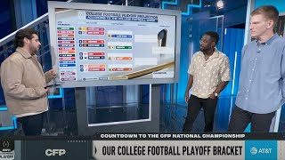 PREDICTING how the current CFP projection will play out 🔮  The CFB Show [upl. by Inamik529]