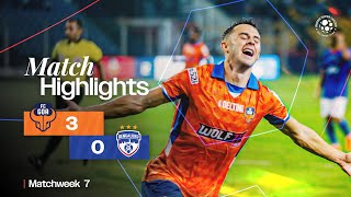 Match Highlights  FC Goa 30 Bengaluru FC  MW 7  ISL 202425 [upl. by Ayamat616]