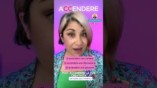 Accendere Mastering the Italian Verb 🔥 learnitalian italianlanguage italiano italianlesson it [upl. by Vandyke221]