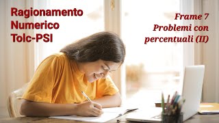 TolcPSI Ragionamento Numerico  Problemi con percentuali 2 [upl. by Guido979]