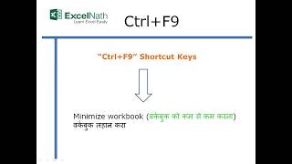 quotCtrlF9quotShortcut Keys [upl. by Claudie938]