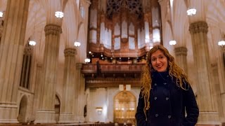 Loreto Aramendi plays Bach Sinfonia from Cantata No 29  Saint Patricks Cathedral NYC [upl. by Nillor]