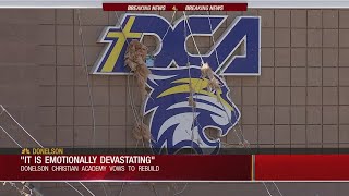 Donelson Christian Academy Vows To Rebuild [upl. by Monroe290]