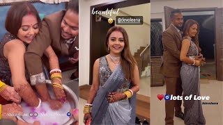 Devoleena Bhattacharjee First Emotional Reaction After Wedding Enjoy Ring Finding amp Kalira Tradition [upl. by Ahsilahk]