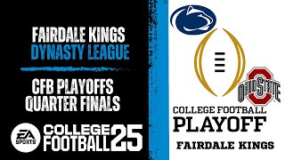 CFB25  FAIRDALE KINGS Dynasty PENN STATE vs OHIO STATE LIVE STREAM [upl. by Yblehs]