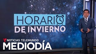 Vea cómo el horario de invierno que está a punto de empezar afecta a su salud  Noticias Telemundo [upl. by Valery569]