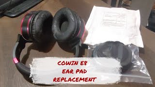 Cowin E8 Headphone Ear Pad Replacement with YunYiYi Replacement Memory Foam Earpads Ear Cushion [upl. by Adihaj]